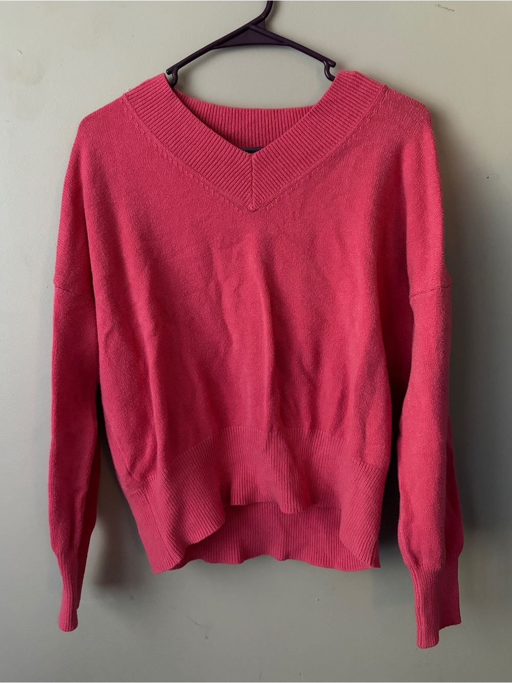 Philosophy V-Neck Sweater in Pink